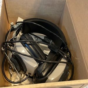Vintage Sigtronics Over the Ear Headphones with Mic